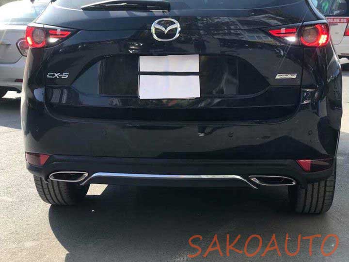 mazda cx5 độ líp mer, độ pô vuông