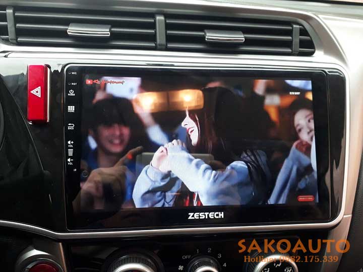 lắp dvd cho xe honda city 2019