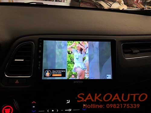 đầu dvd theo xe honda hrv