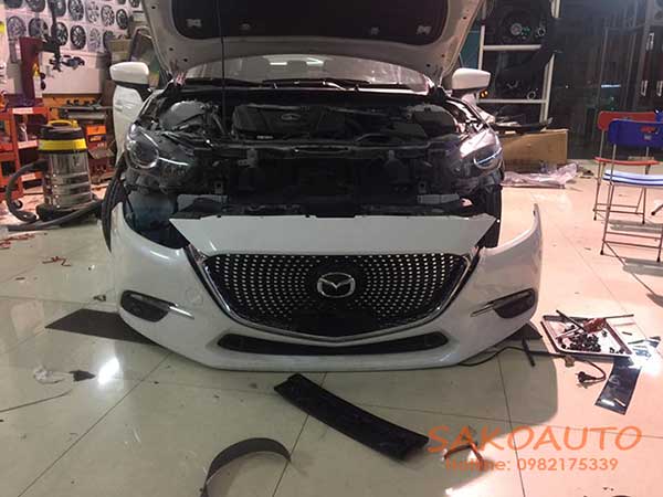 độ mặt calang mazda 3