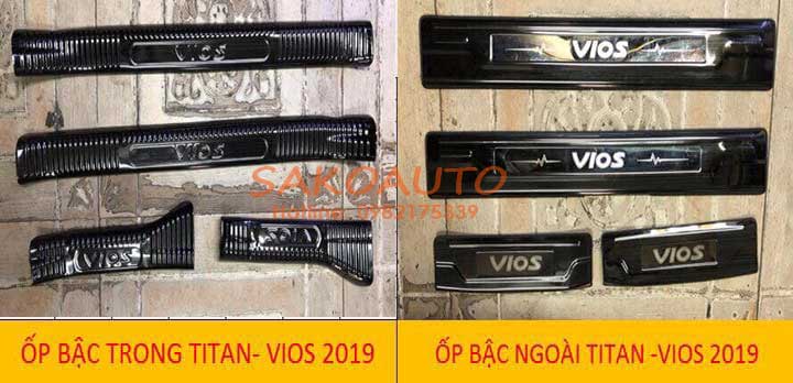 ốp bậc xe toyota vios 2019