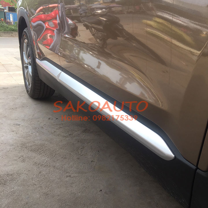 ốp nẹp sườn santafe 2019
