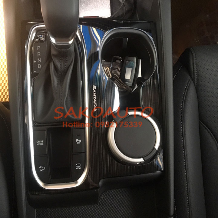 ốp nội thất bảng số santafe 2019