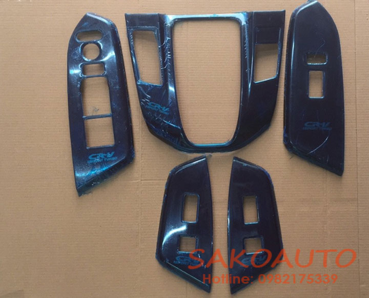 ốp bảng số titan honda cr-v