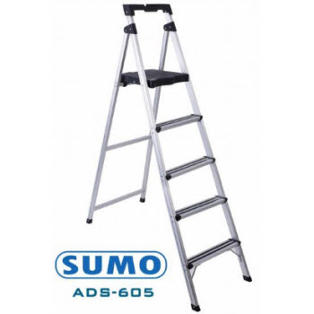 Thang nhôm ghế 5 bậc Sumo ADS-605 đáp ứng được nhu cầu của bạn cả về mẫu mã, chức năng, chất lượng sản phẩm mà giá cả lại tốt hơn với giá thị trường. Thang phù hợp với phụ nữ và người lớn tuổi.