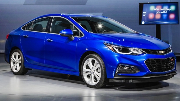 Soi chi tiết nội, ngoại thất xe Chevrolet Cruze 2016 mới ra mắt tại Mỹ