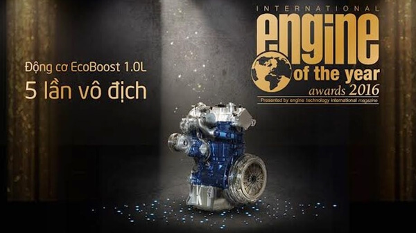 5 năm liên tiếp động cơ Ford Ecoboost 1.0L dành giải “Động cơ nhỏ tốt nhất”