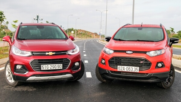 So sánh xe Ford EcoSport và Chevrolet Trax trong tầm giá 650 triệu đồng