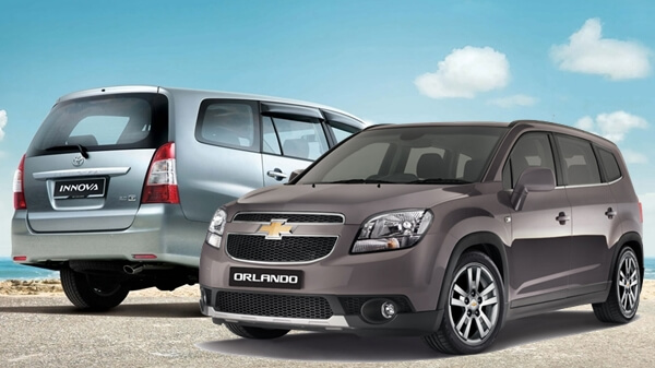 So sánh xe gia đình Chevrolet Orlando và Toyota Innova 2019 mới