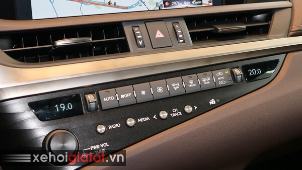 Hệ thống điều hòa xe Lexus ES 250