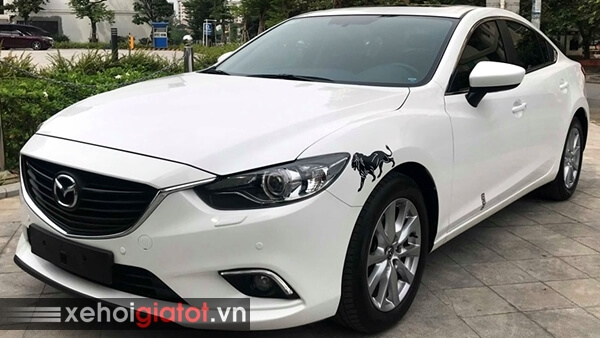 Bán xe Mazda 6 2.0 AT 2016 màu trắng đắp mền chạy siêu ít 6.900 km