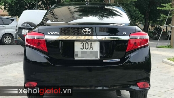 Đuôi sau xe Toyota Vios 1.5G AT 2014 cũ