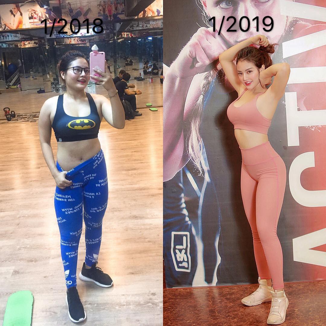 Gái xinh tạm biệt eo bánh mì lấy lại body bốc lửa sau 1 năm tập gym, tiết lộ chiêu lạ khiến trai nhắn tin gạ tình phải chạy mất dép