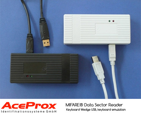 MIFARE® Data Sector Reader with Keyboard Wedge USB