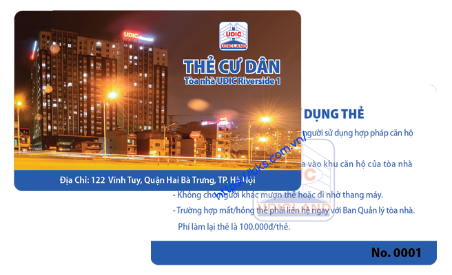 thẻ cư dân, thẻ gửi xe, thẻ từ chống sao chép và copy thẻ