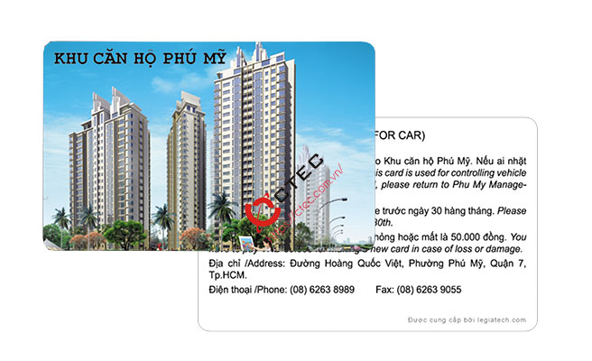 Thẻ từ thang máy giá bao nhiêu?
