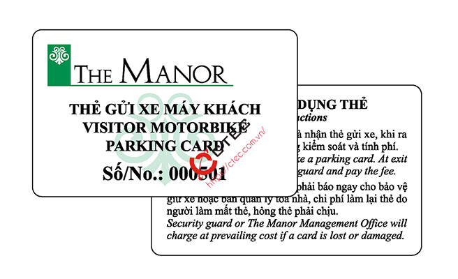 Sản xuất, In ấn Thẻ từ/Thẻ Cư dân/thẻ gửi xe