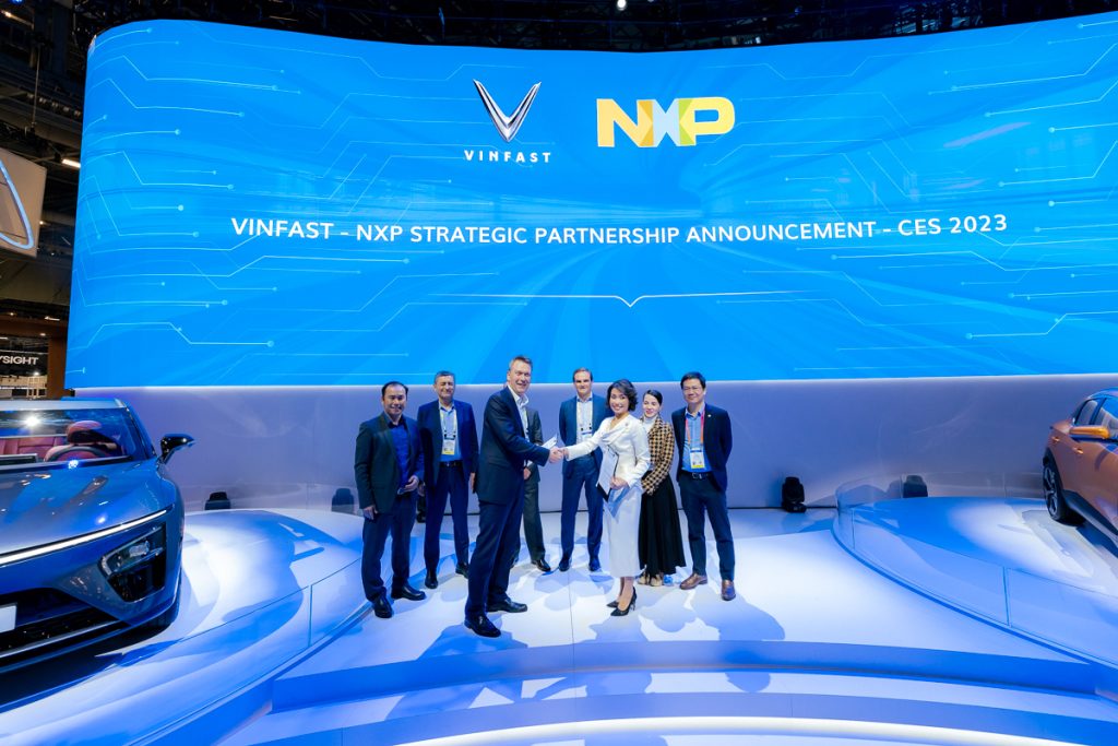 VinFast hợp tác với NXP phát triển xe điện thông minh