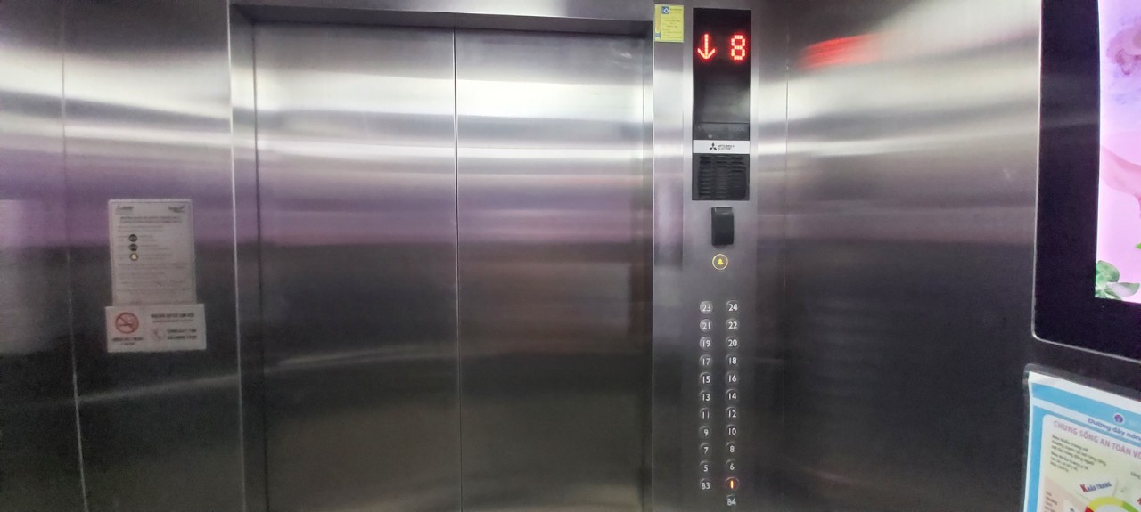 Kiểm soát phân tầng thang máy tòa nhà Nam Cường Building