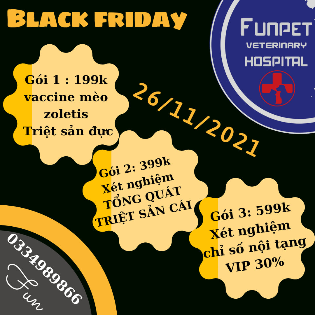 BLACK FRIDAY 26/11/2021