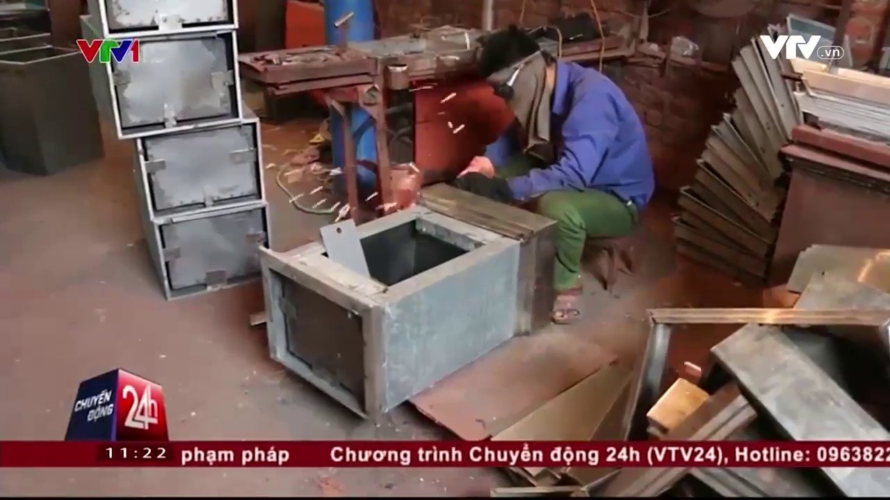 Két sắt hàng giả được chế tạo khá đơn sơ