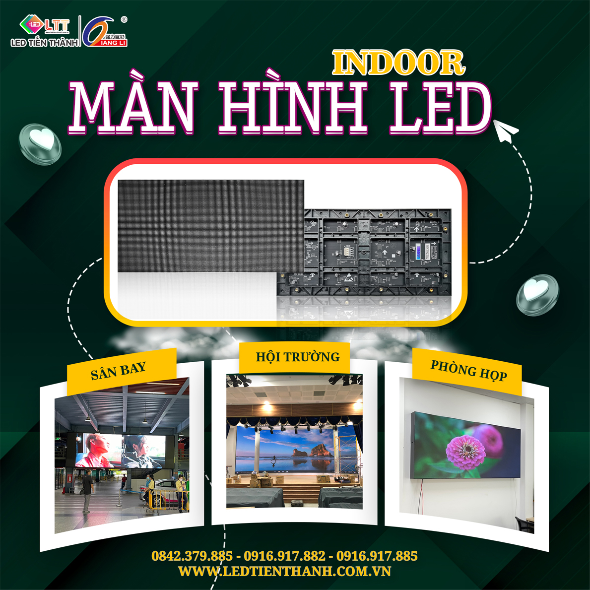 Màn Hình LED Trong Nhà Là Gì? Tại Sao Ngày Càng Được Ưa Chuộng?