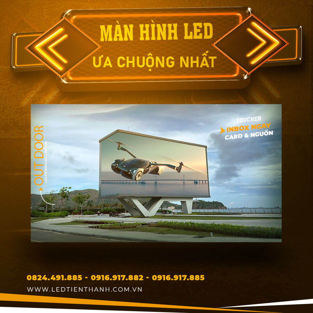 So Sánh Màn Hình LED P3, P4, P5 Ngoài Trời – Nên Chọn Loại Nào Cho Doanh Nghiệp?