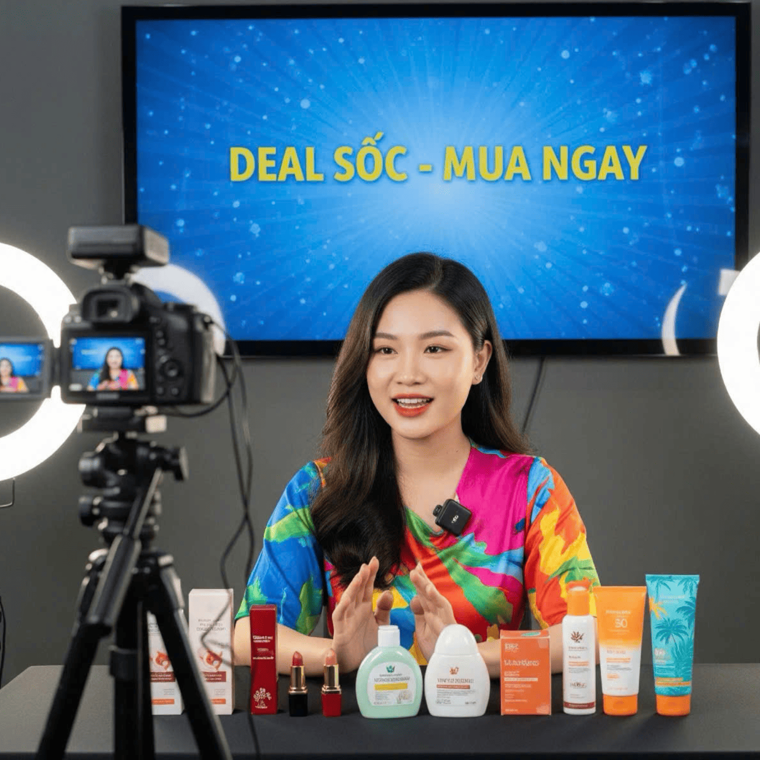 Màn Hình LED Studio – Bí Quyết Livestream Chuyên Nghiệp Chuẩn Tivi