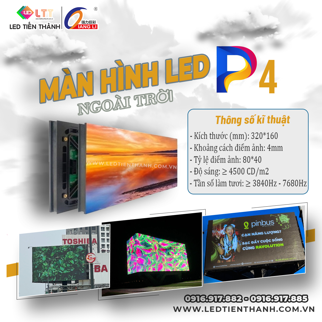 màn hình led p4 ngoài trời