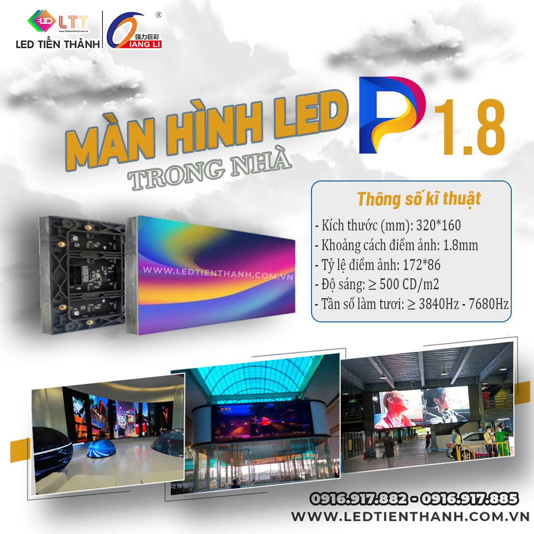 Màn Hình LED 1.8 Trong Nhà 