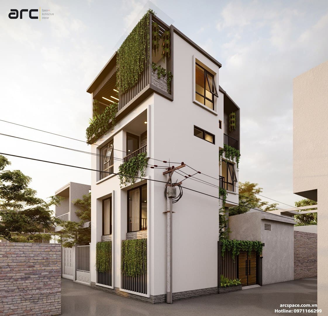 Mẫu nhà phố đẹp tại Thường Tín - Thiết kế kiến trúc Arc Space