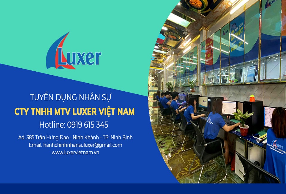 Luxer Việt Nam Tuyển Dụng Nhân Sự
