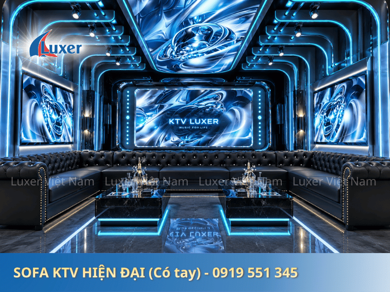 Sofa Karaoke hiện đại - Thiết kế Chesterfield sang trọng