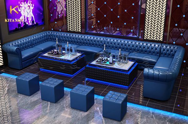 Sofa Karaoke hiện đại - Thiết kế Chesterfield sang trọng