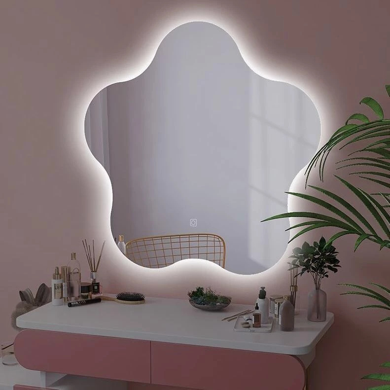 Gương LED bông hoa