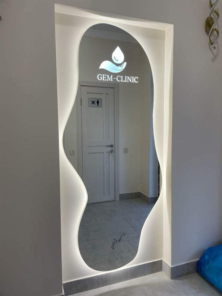 Gương LED decor nghệ thuật đa hình