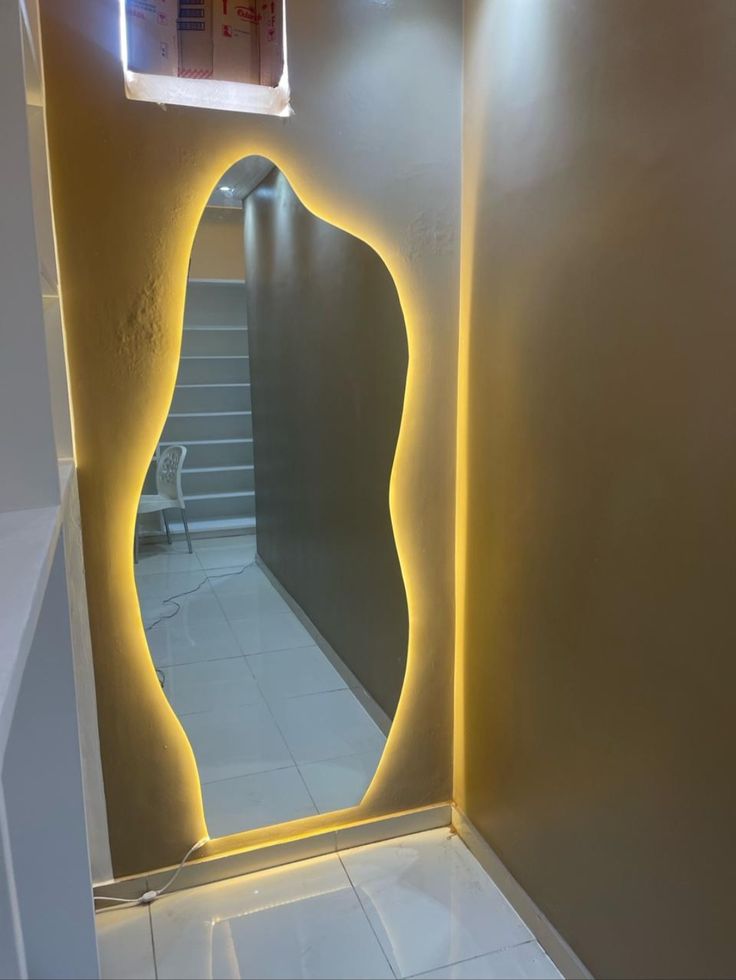 Gương LED decor nghệ thuật đa hình