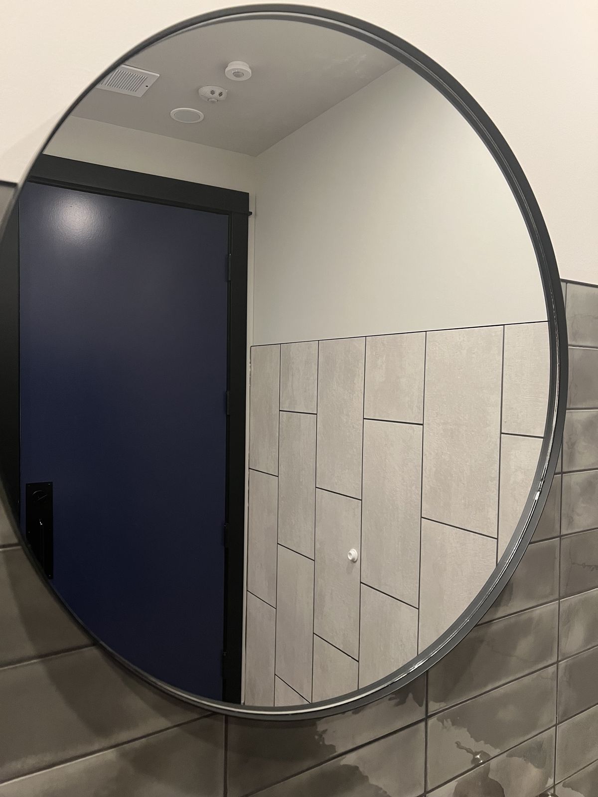 Gương tròn khung nhôm