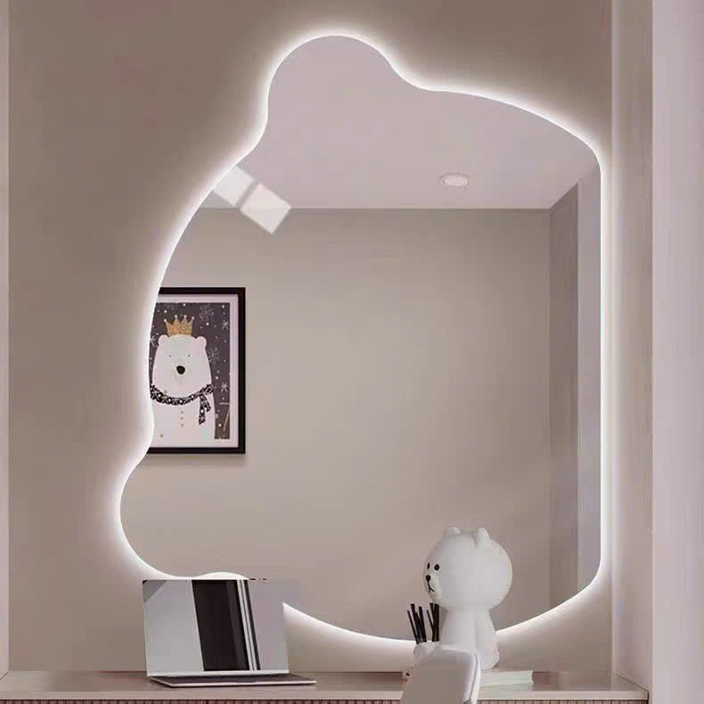 Gương LED mặt gấu