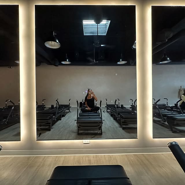 Gương LED chữ nhật toàn thân
