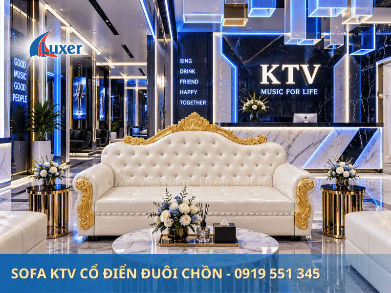 Ghế Sofa Karaoke cổ điển Đuôi chồn