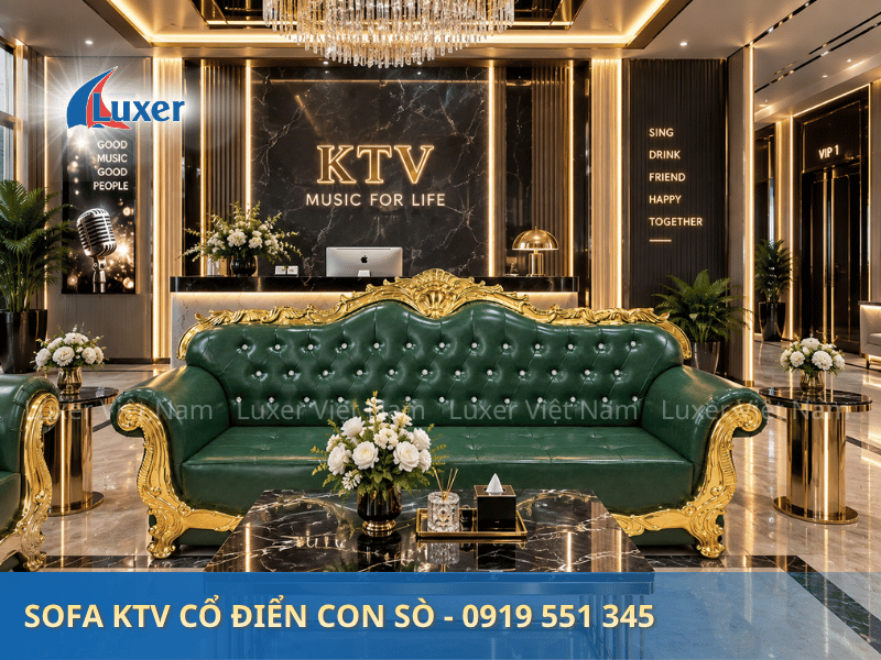 Ghế Sofa Karaoke cổ điển Con sò