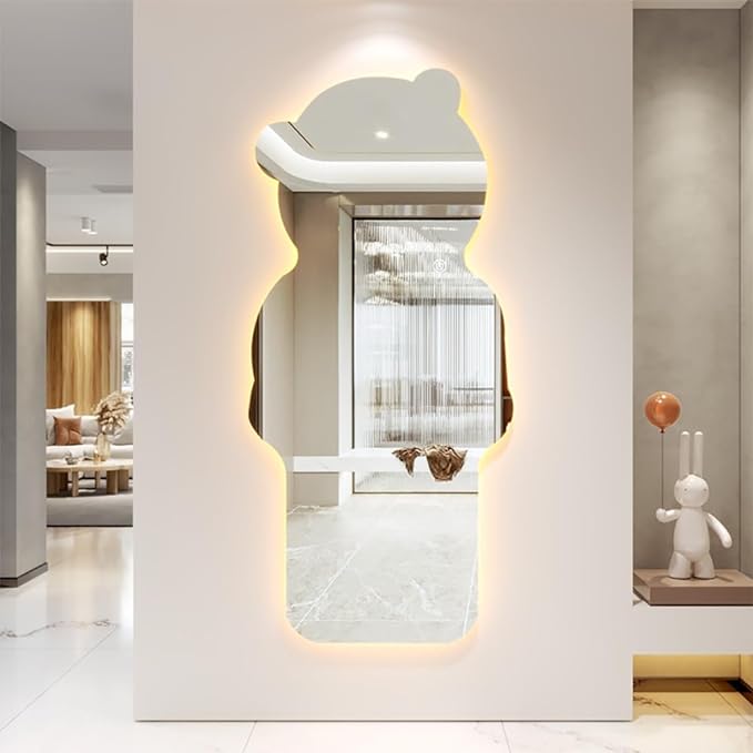 Gương LED toàn thân gấu