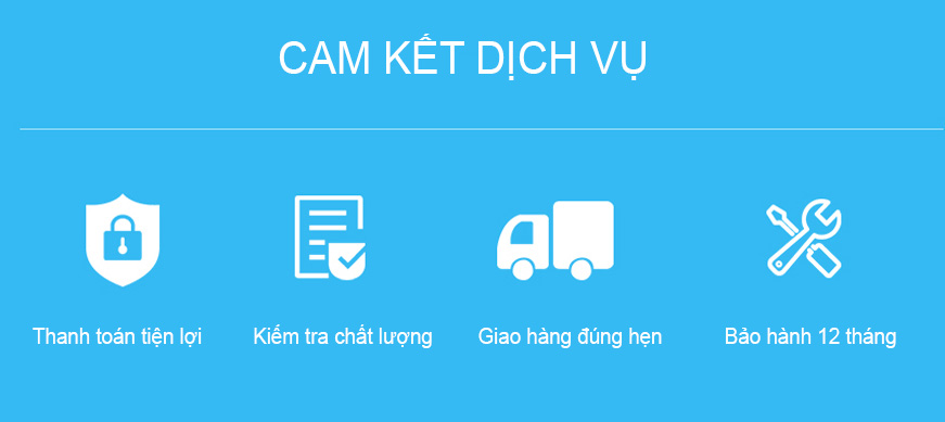 Cam kết van điều khiển chính hãng