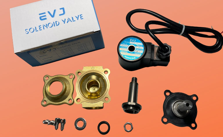 Cấu tạo chi tiết bộ phận của van điện từ EVJ 25A-2W