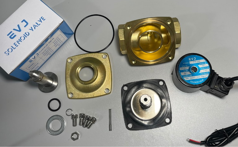 Cấu tạo chi tiết van điện từ EVJ 40A-2W