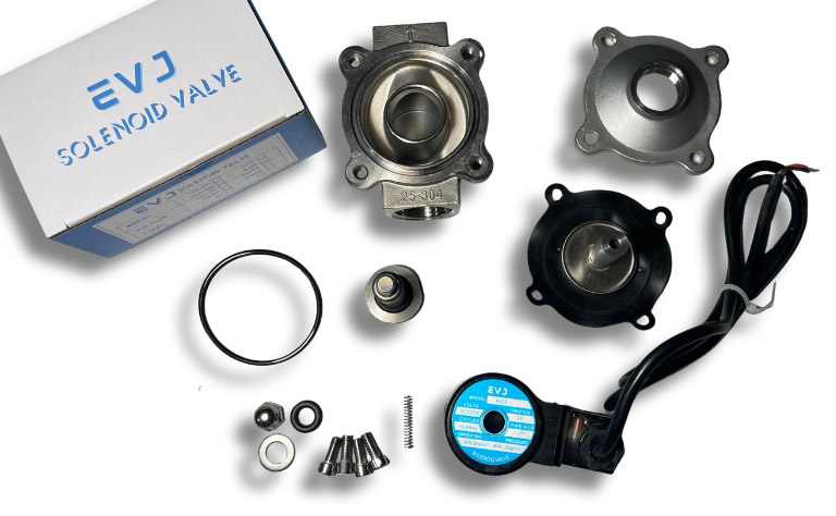 Cấu tạo chi tiết van điện từ EVJ AJ25