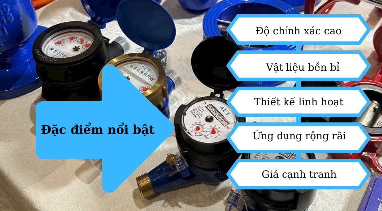 Đặc điểm nổi bật đồng hồ đo nước AUT