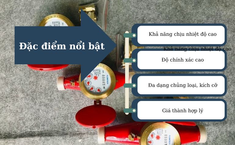 Đặc điểm nổi bật đồng hồ đo lưu lương nước nóng