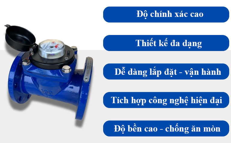 Đặc điểm nổi trội của các dòng đồng hồ đo nước thải